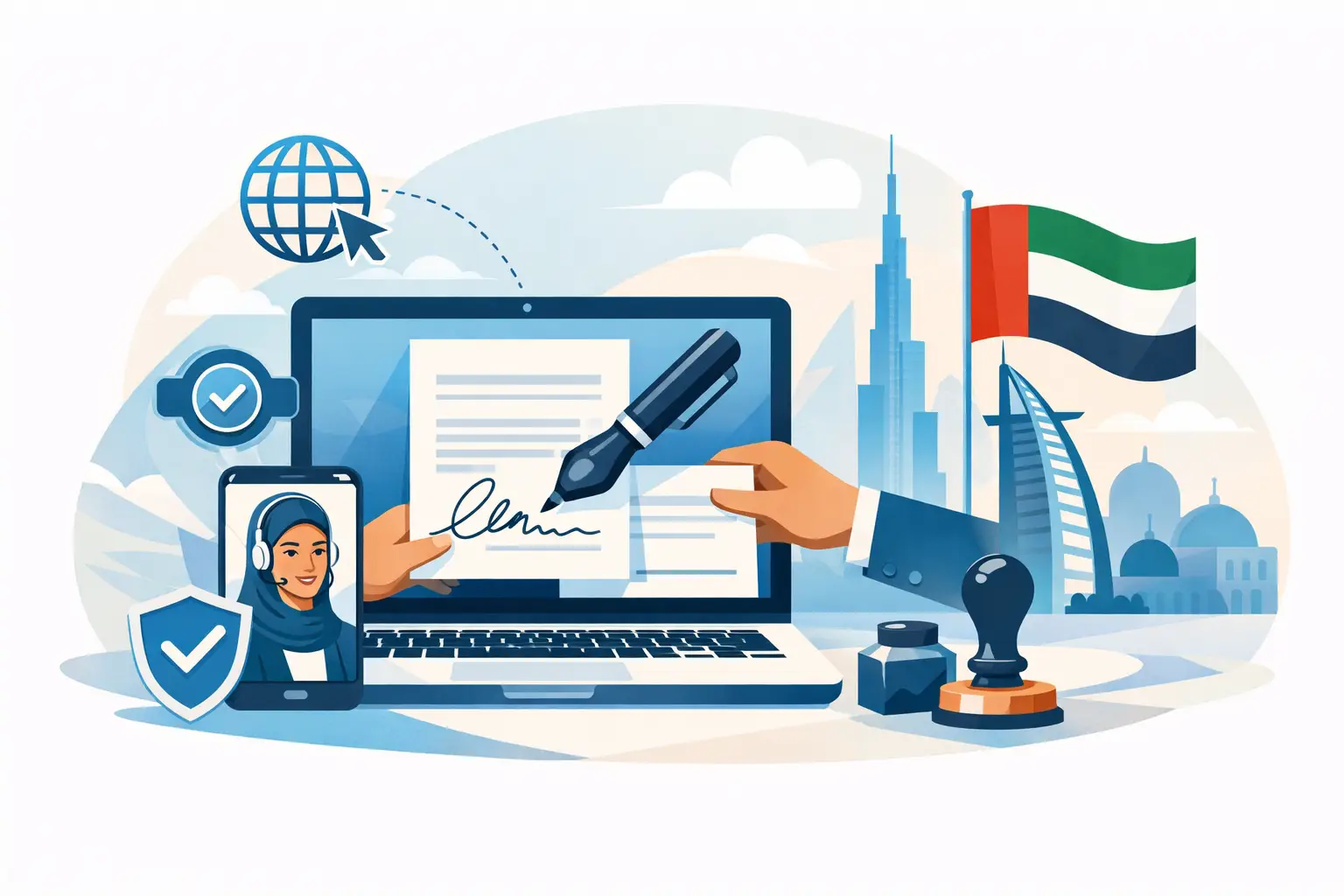 How to Notarize POA Online for UAE Matters