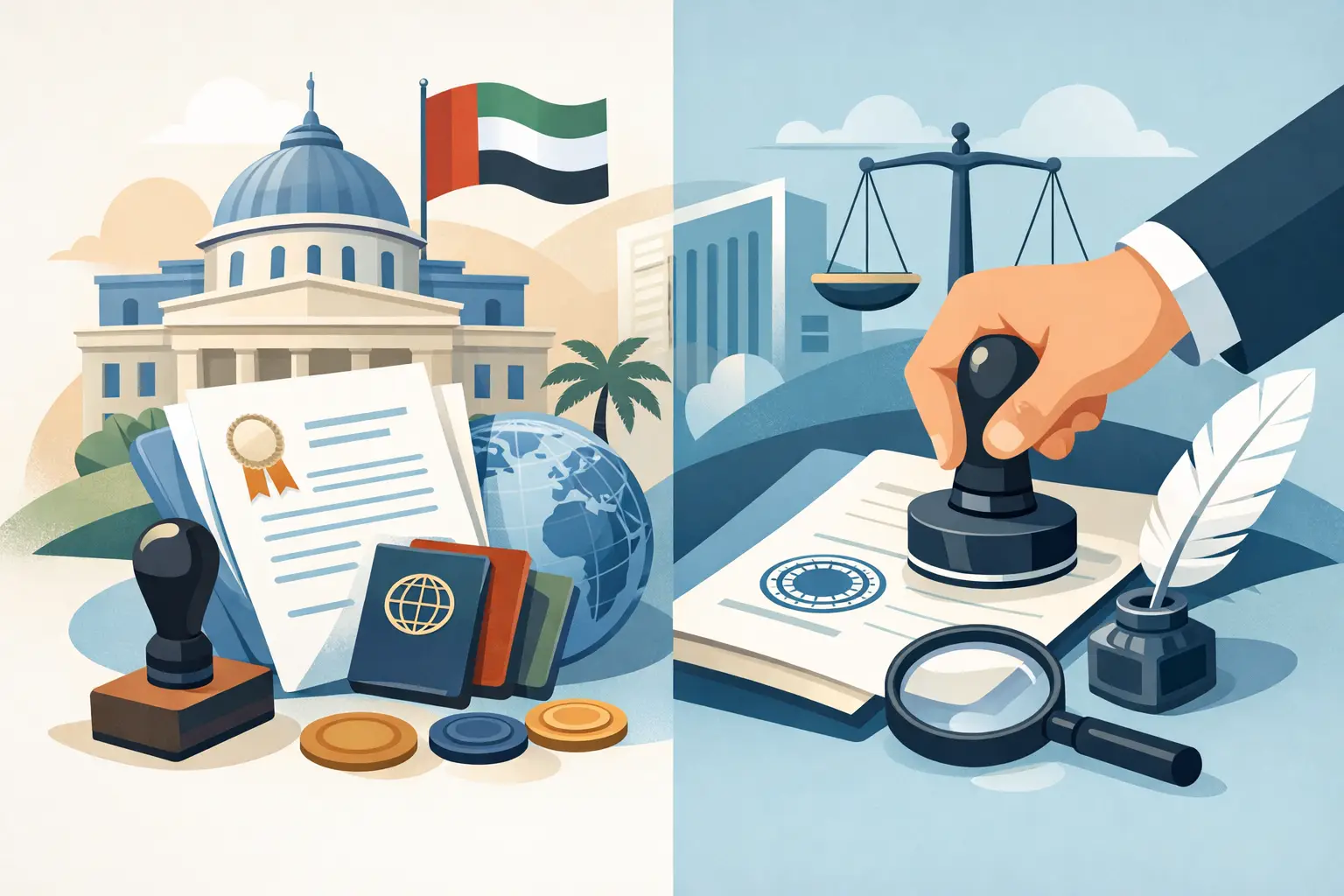 Legalization vs Notarization UAE Explained