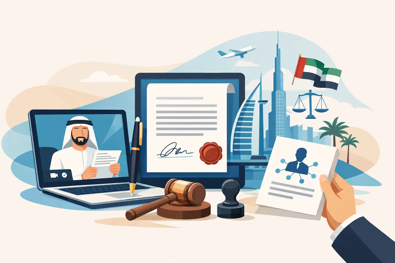 UAE Online Notary for POA and Legal Documents
