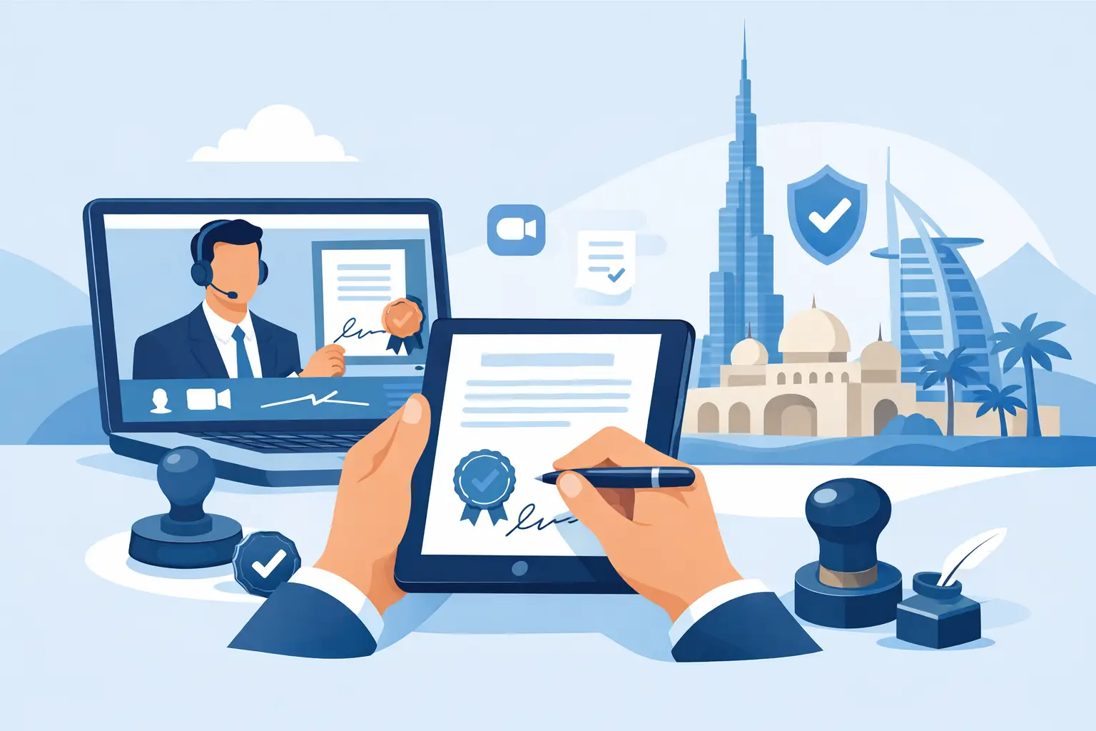 A Practical Guide to Online Notarization in UAE
