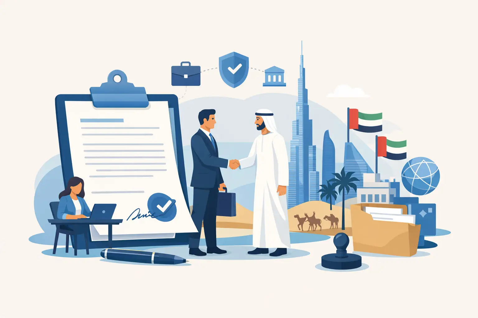 Business Authority Letter Example for UAE Use