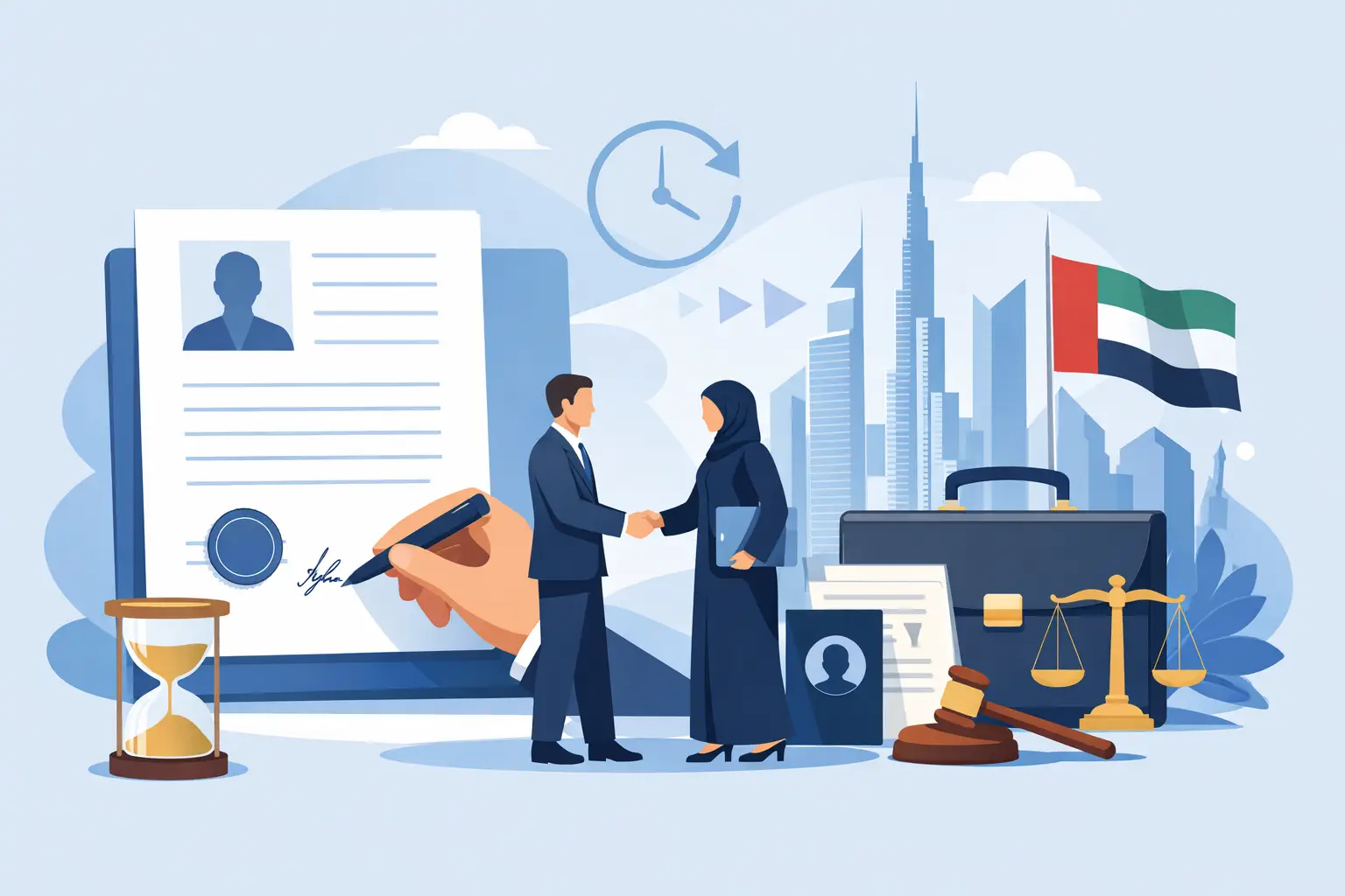 Urgent Mandate Processing Example for UAE POAs