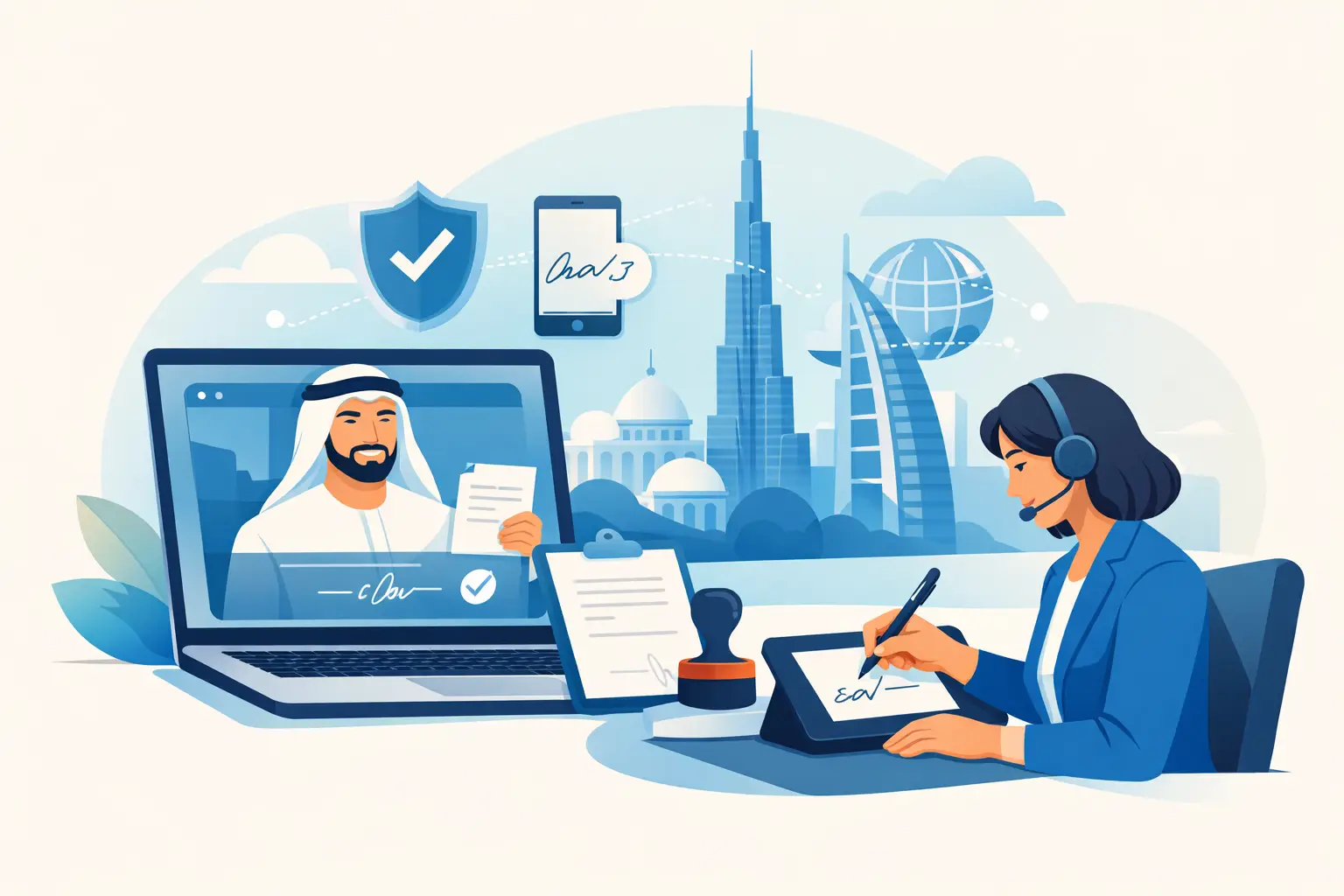 Remote Signing Service Review for UAE POAs