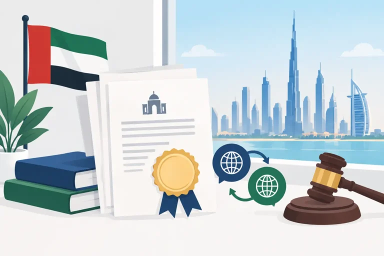 Legal Translation Certification for UAE Documents